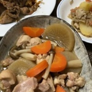 寒干し大根と鶏肉の煮物